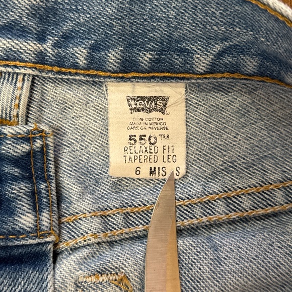 Vintage 550 Levi’s Jeans. Paper tag. 6 Miss S. 26 - Picture 7 of 11